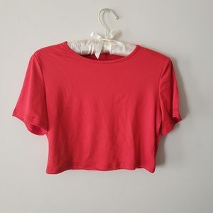 🌷NWOT SHEIN Red crop top small